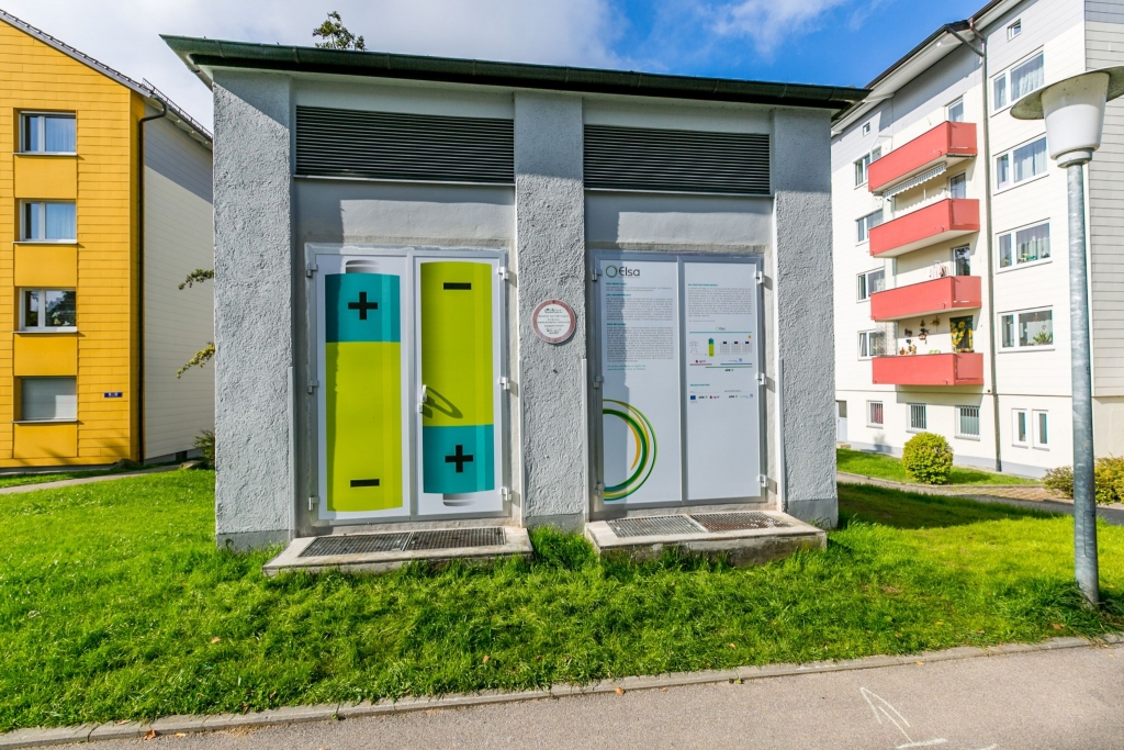 Trafostation „Bad Dürkheimer Weg“ im Bühl mit der ELSA Batterie